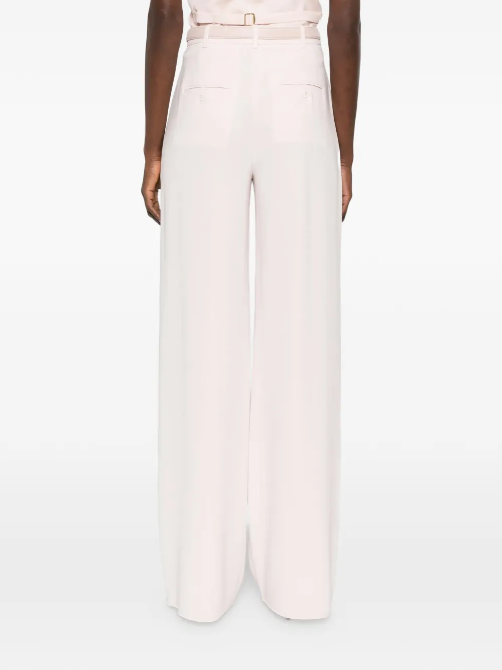 Max Mara Mstamico broek met ceintuur Beige