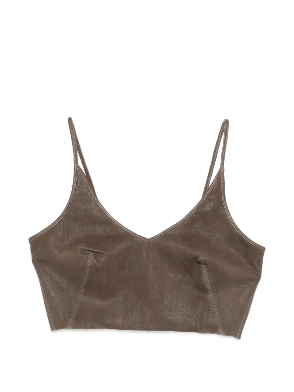 Rick Owens V-neck top - Grau