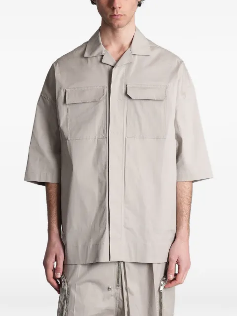 Rick Owens Magnum Tommy chest-pockets cotton shirt