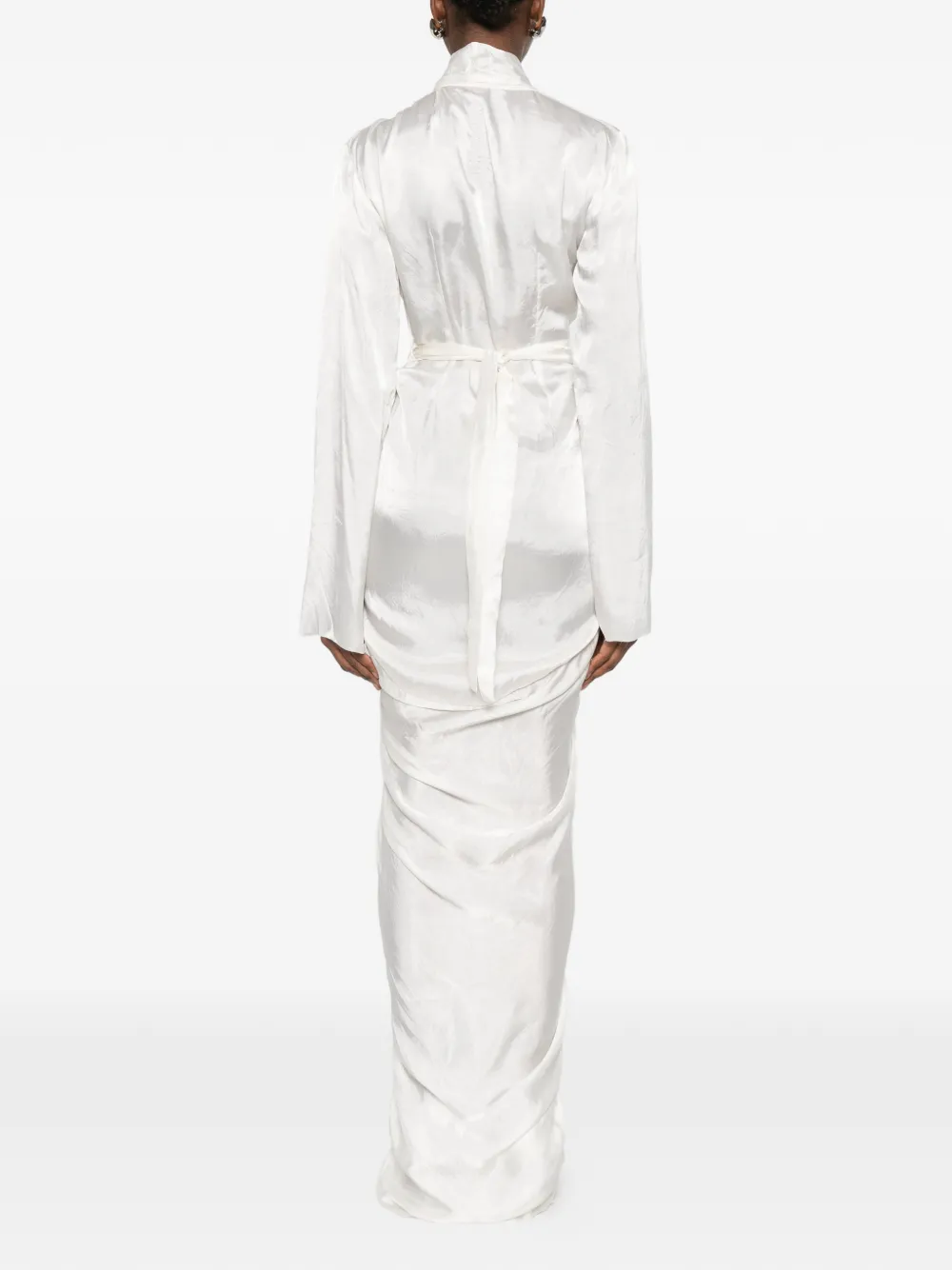 wrap asymmetric dress