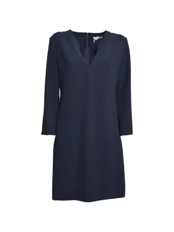 ASPESI V-neck Mini Dress in Blue