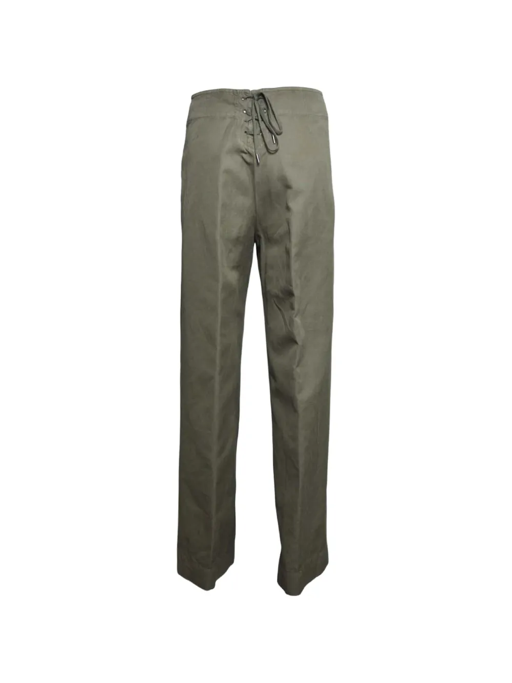ASPESI Broek met veters Groen