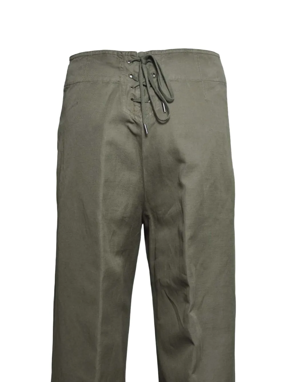 ASPESI Broek met veters Groen