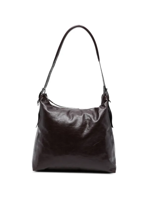 LEMAIRE レザーショルダーバッグ | パープル | FARFETCH JP