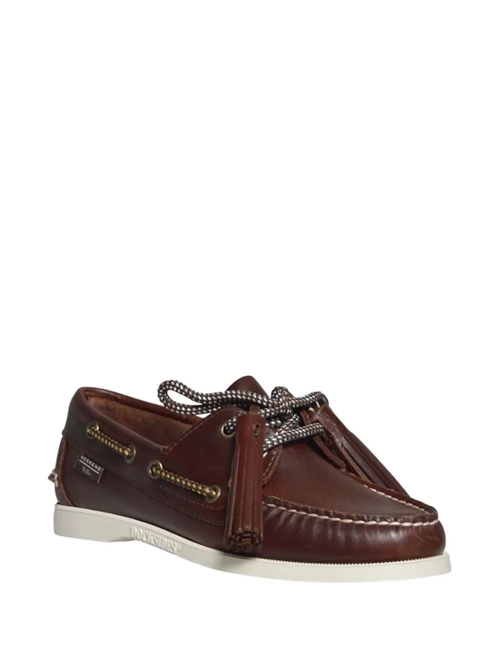 Weekend Max Mara WKADOCKSIDE2 loafers met kwastje en veters Bruin