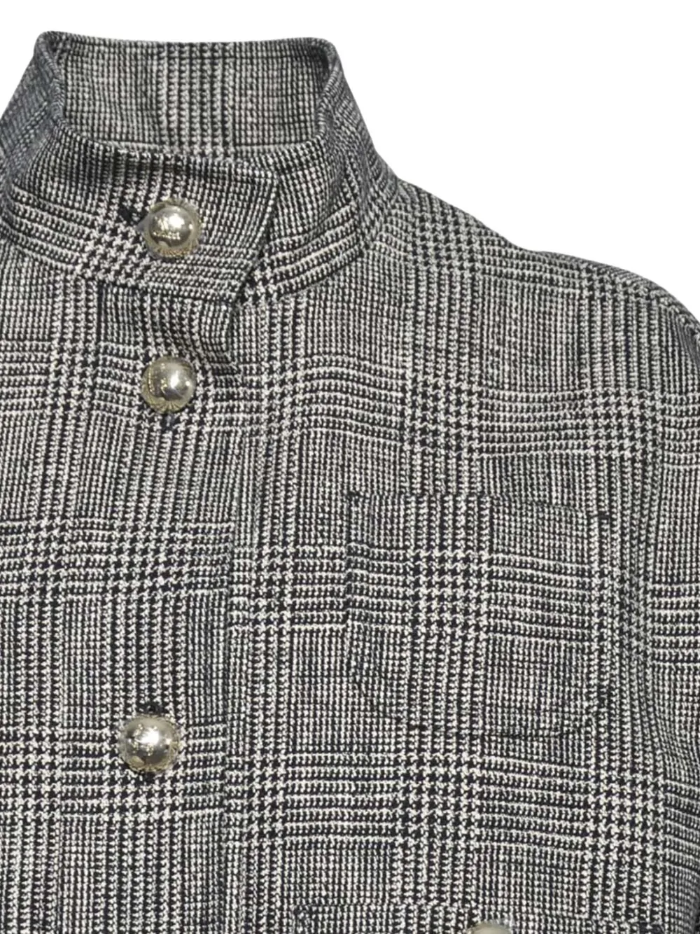  Max Mara Patterned Cotton Jacket - Black 