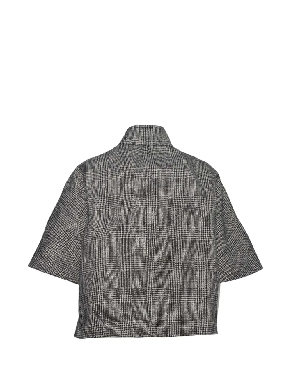  Max Mara Patterned Cotton Jacket - Black 