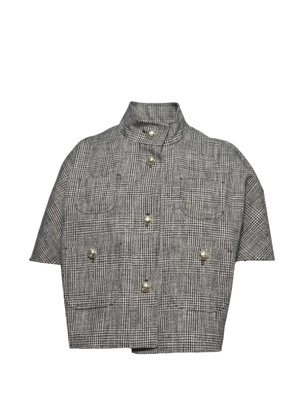 Max Mara patterned cotton jacket - Nero