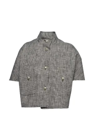 AMI Paris patch-pocket Topstitch Worker Jacket | Grey | FARFETCH