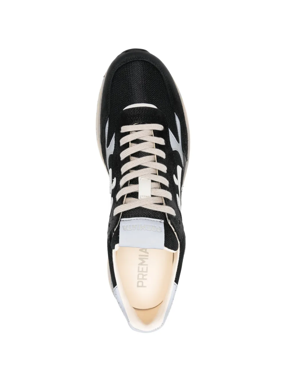 Premiata Mick sneakers met logopatch Zwart