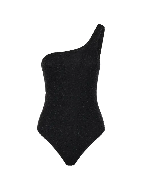 Missoni One-shoulder Swimsuit in Black
