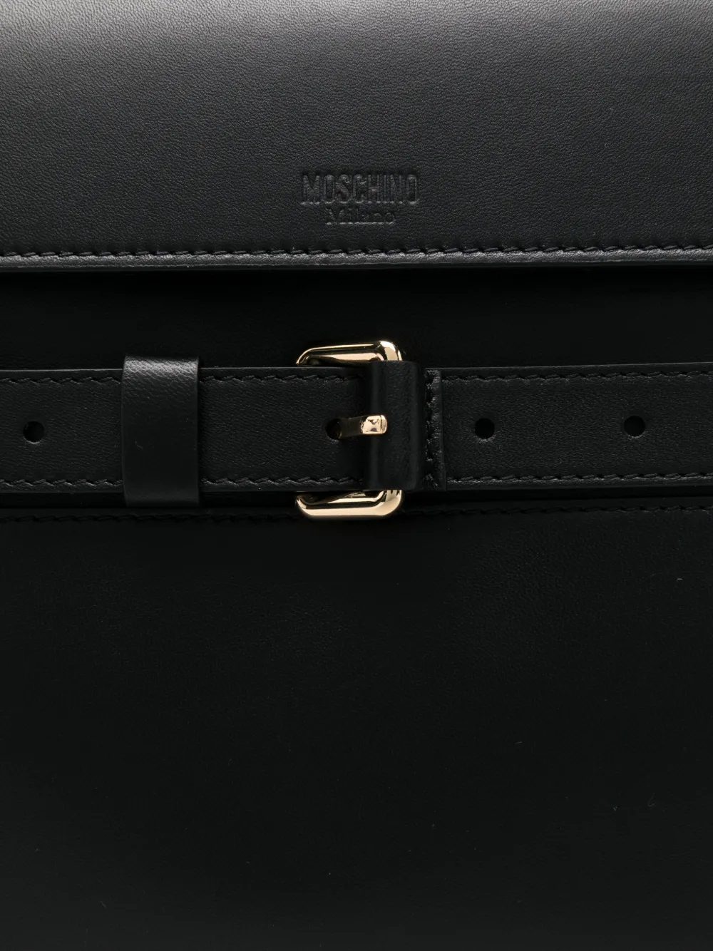 Moschino Tie Me schoudertas Zwart