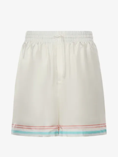 Casablanca Dance Joy pocket-detail drawstring silk shorts