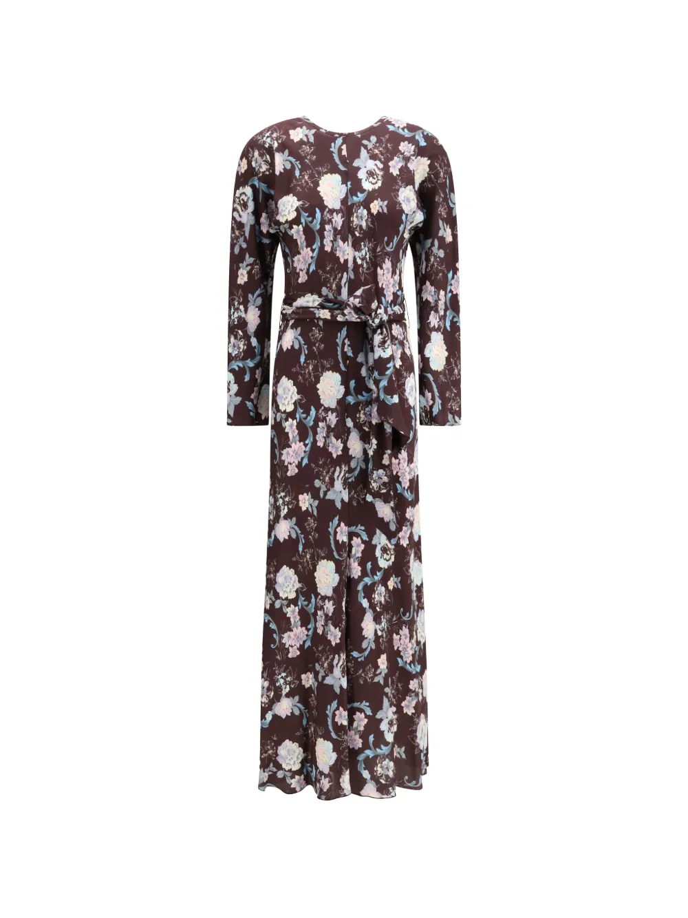 Forte Forte floral-print maxi dress - Marrone