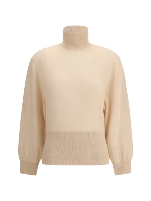 Loro Piana Camino funnel-neck ribbed sweater