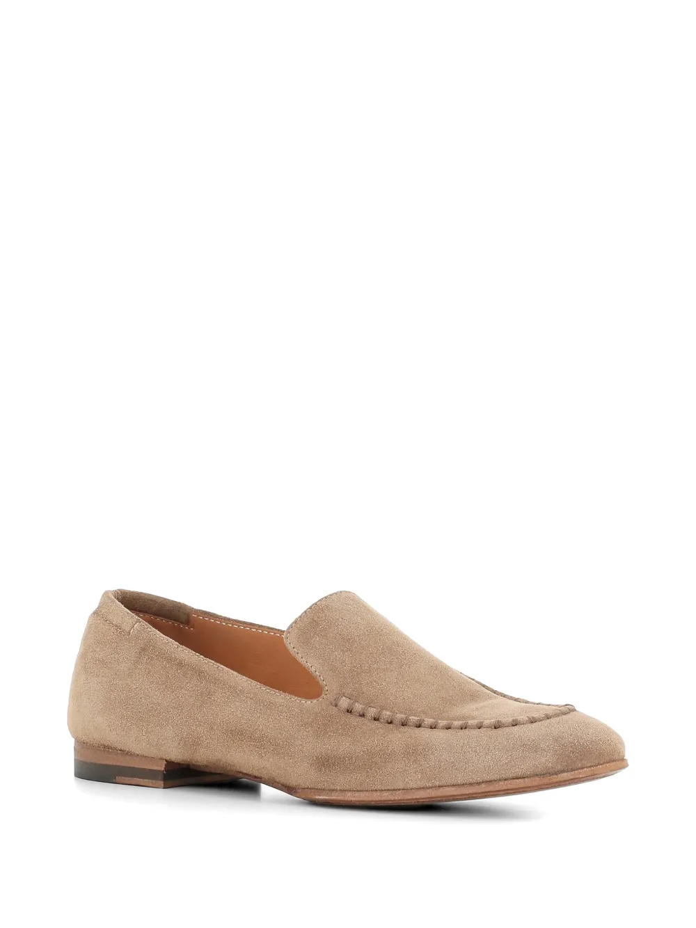 Alberto Fasciani Lily suède loafers Beige