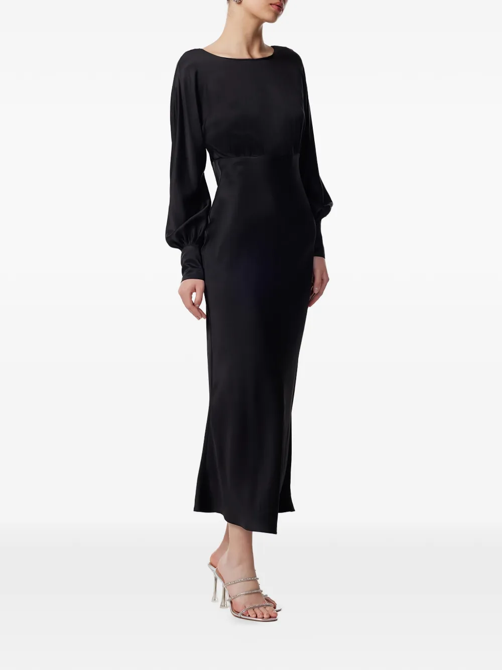  Framboise Bishop Sleeve Dress - Black 