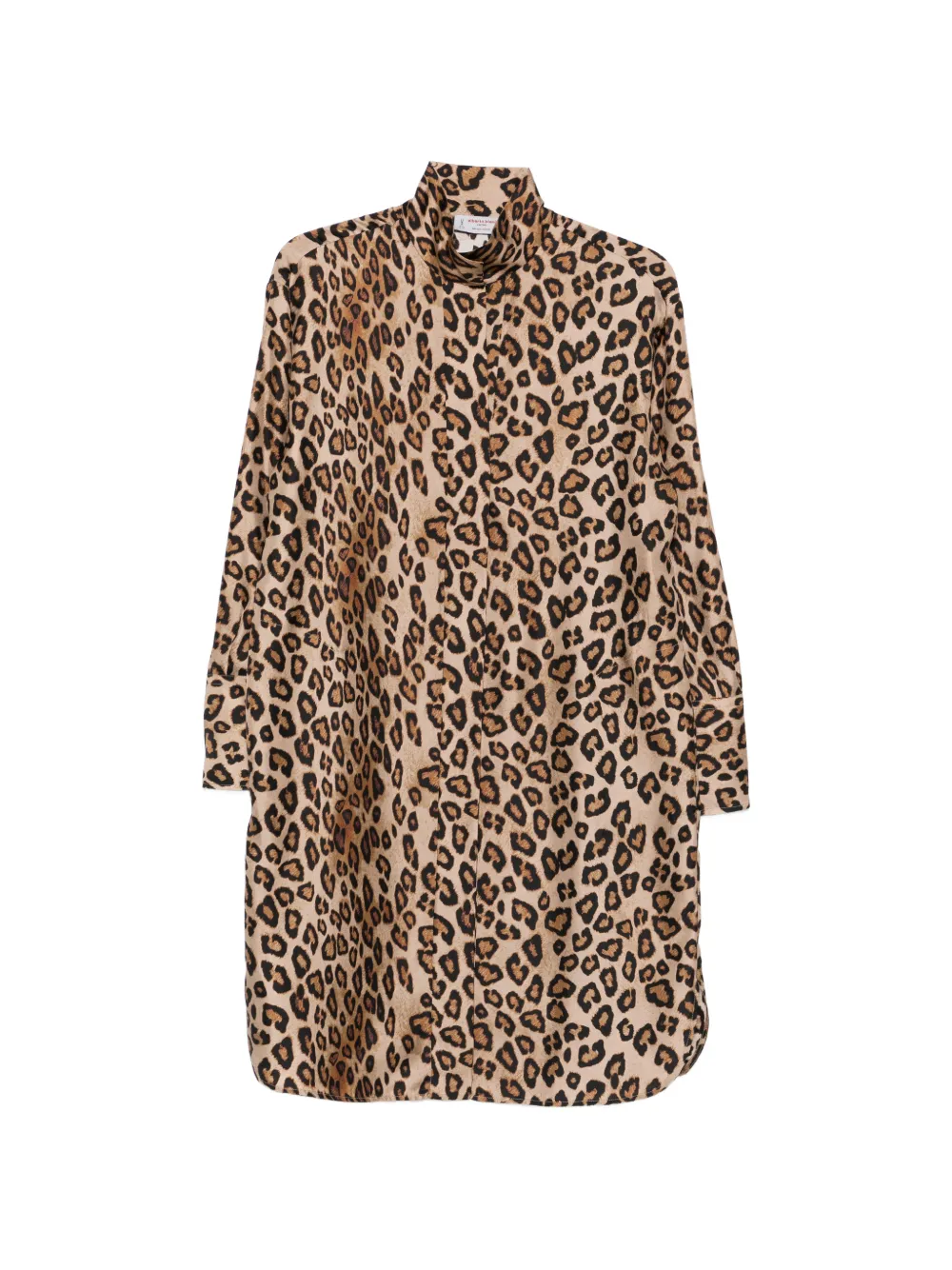 Alberto Biani animal-print shirt dress - Toni neutri