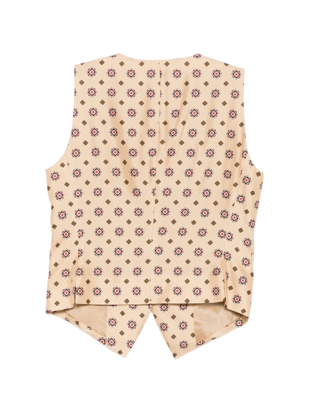  Alberto Biani Buttoned Patterned Waistcoat - Neutrals 