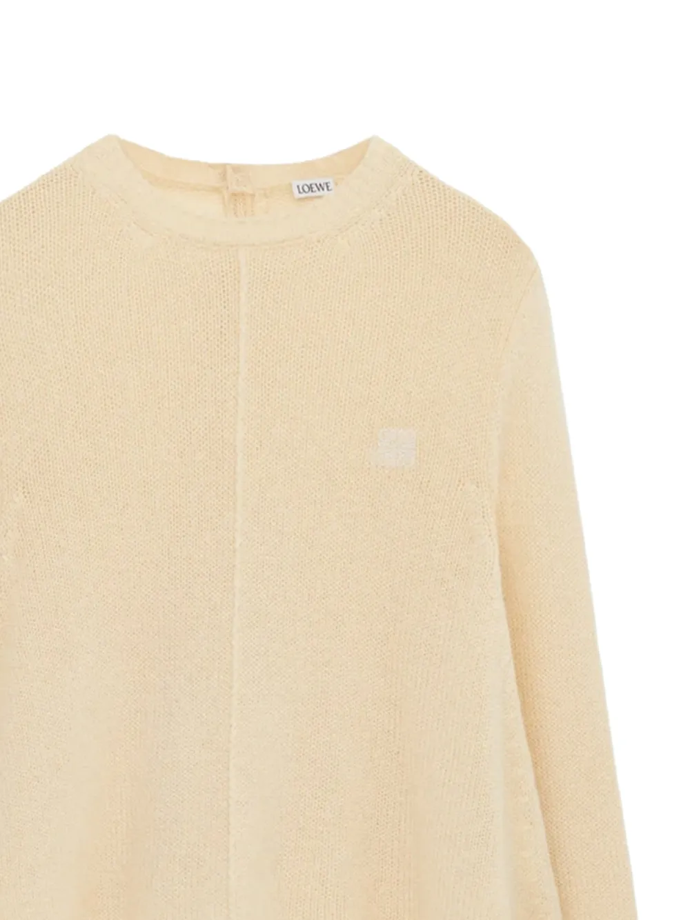  Loewe Logo Cashmere Sweater - Neutrals 