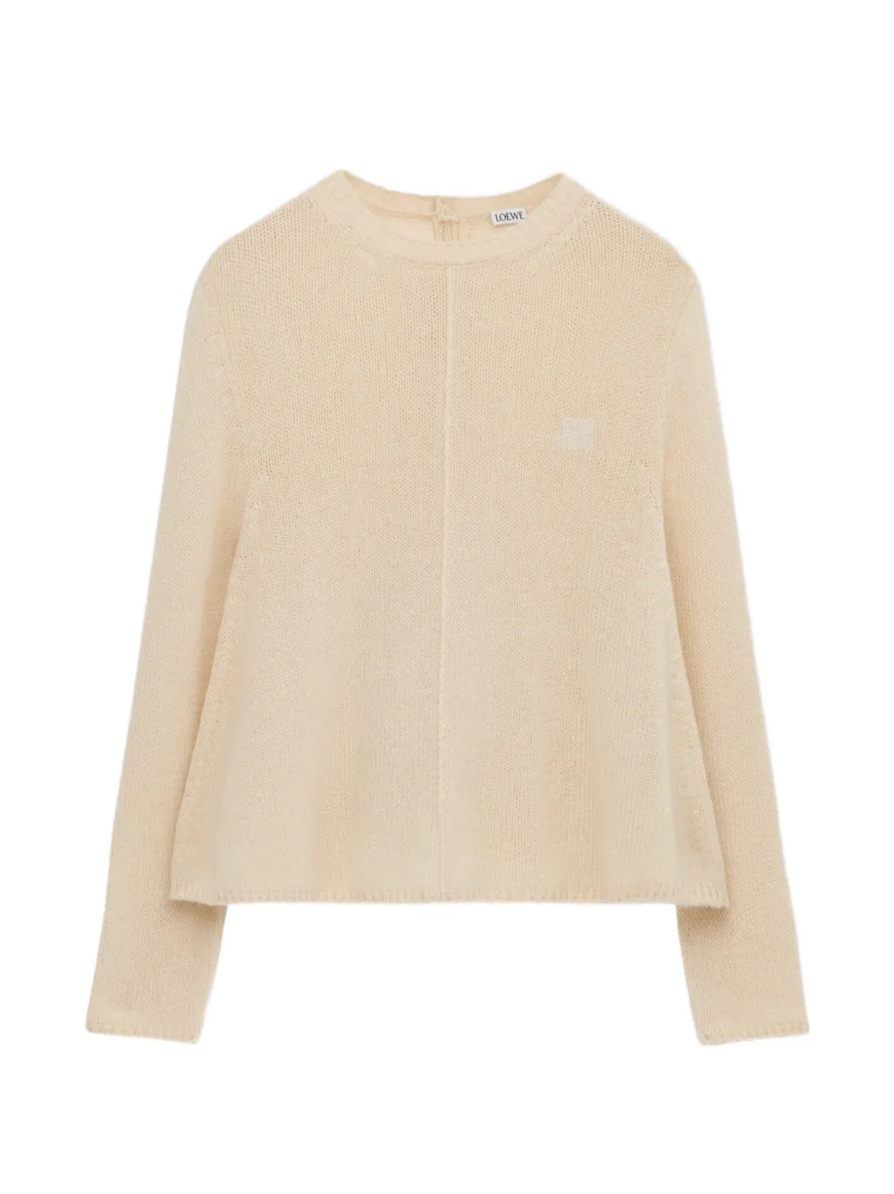 LOEWE Kasjmier trui met logo Beige