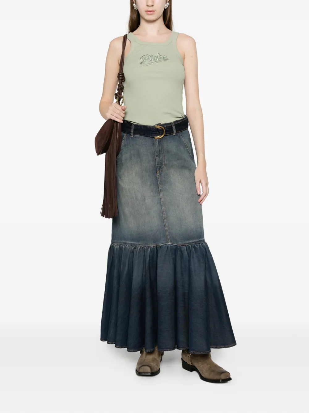  Pinko Caipiroska Logo Top - Green 