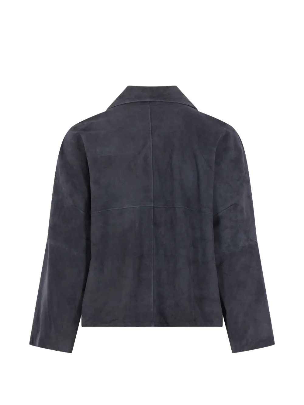  Arma Zhou Leather Jacket - Blue 