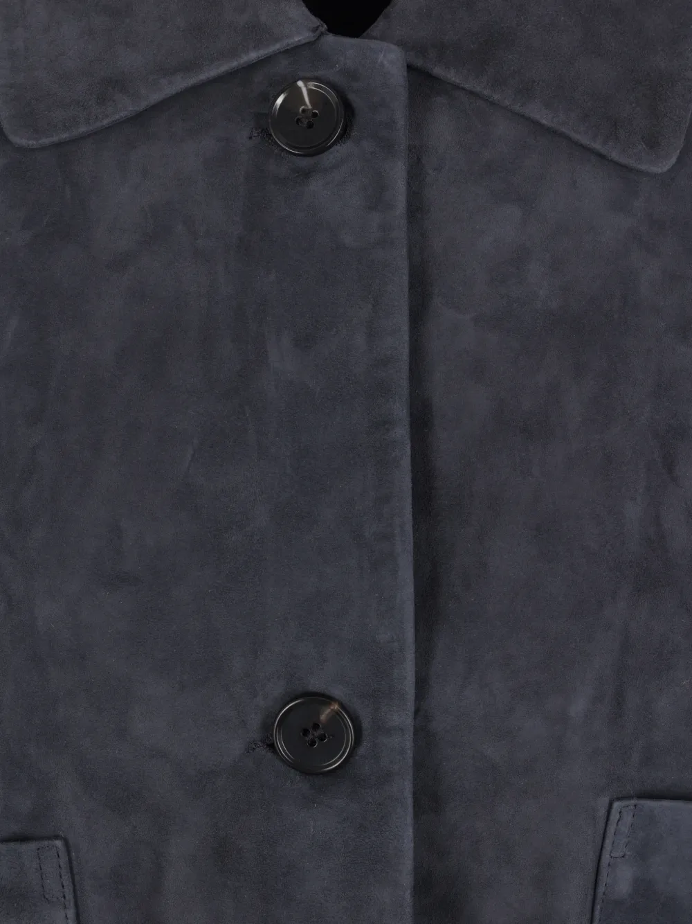  Arma Zhou Leather Jacket - Blue 
