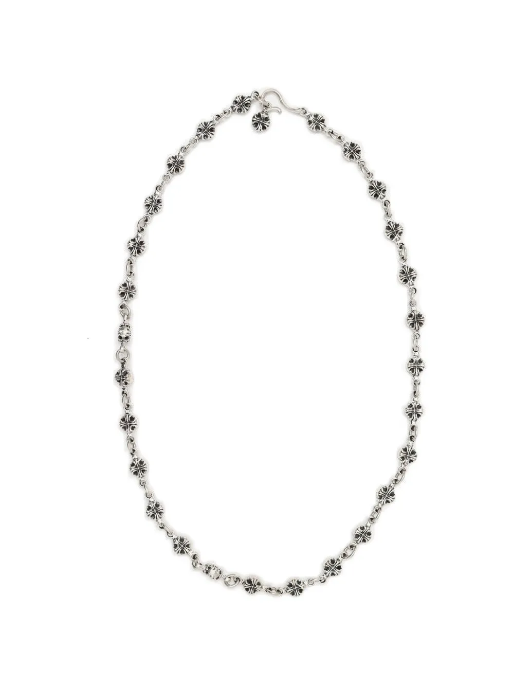 Amal Guessous 폴리시드 피니시 네크리스 | 실버 톤 | Image 1