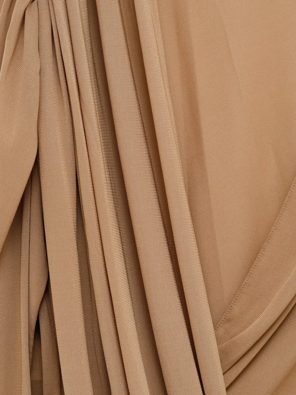  Atlein Draped Split Maxi Dress - Neutrals 