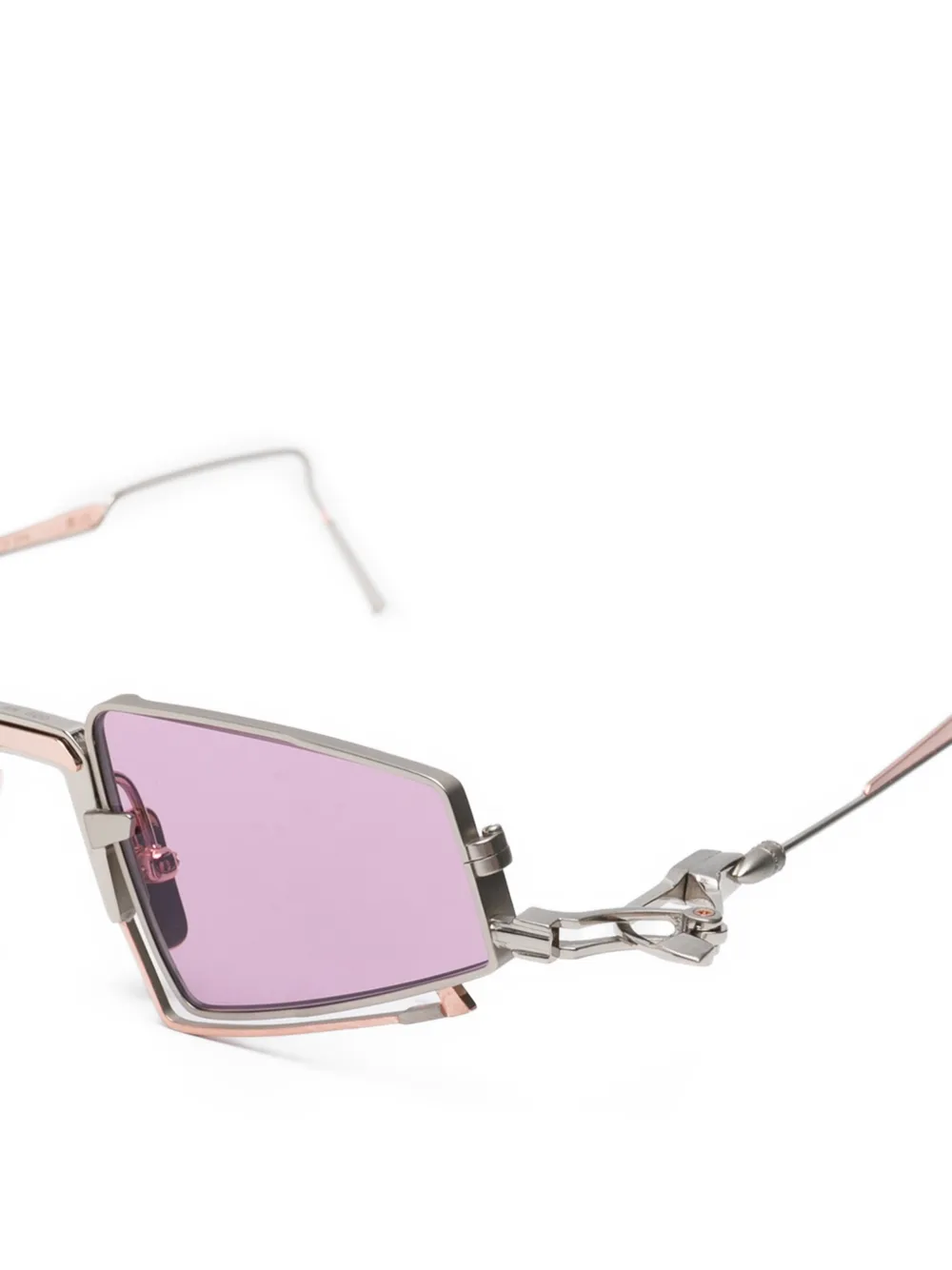  Voa Collective Padma Geometric-frame Sunglasses - Silver 