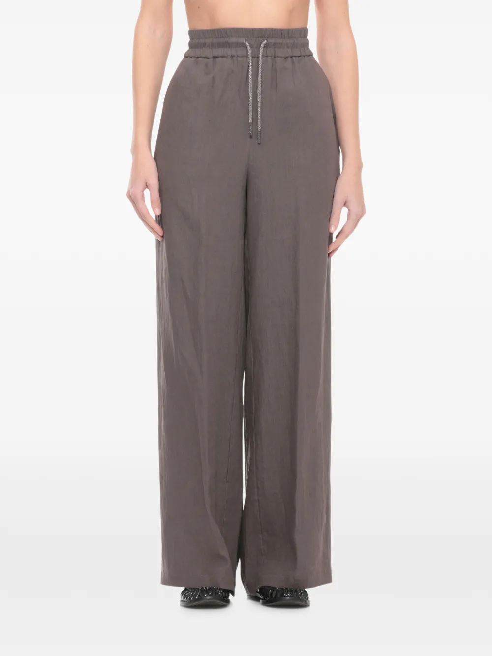  Panicale Drawstring-fastening Trousers - Brown 