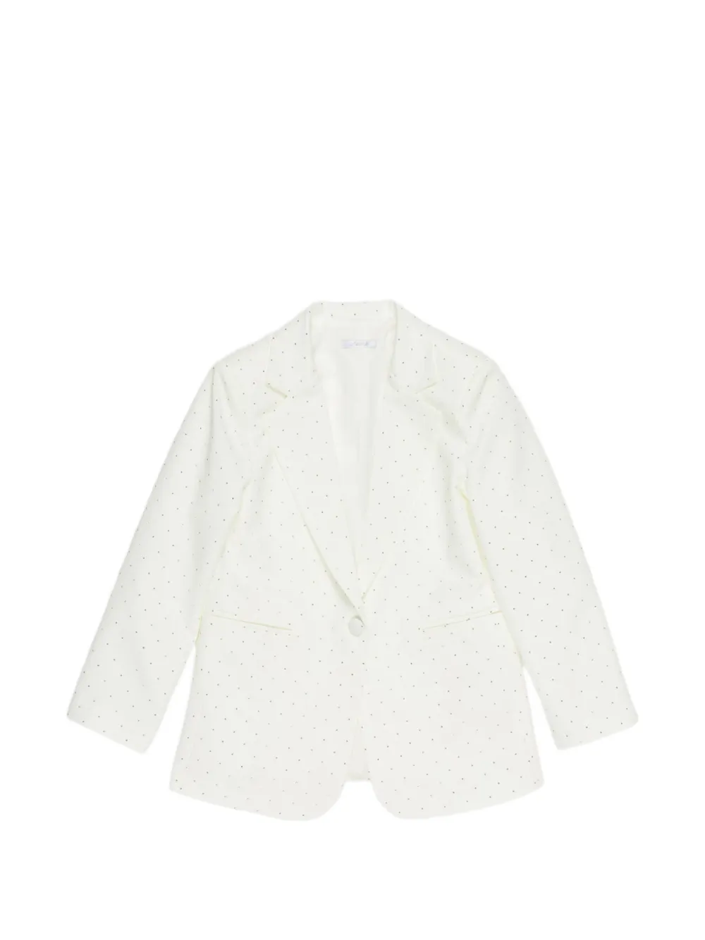 Miss Grant Kids polka-dot blazer - Bianco