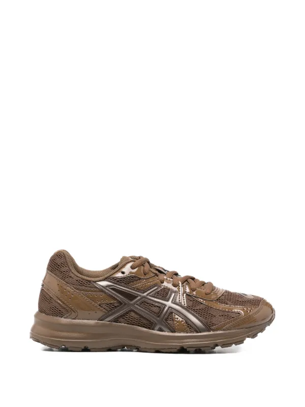 ASICS ロゴ スニーカー | ブラウン | FARFETCH JP