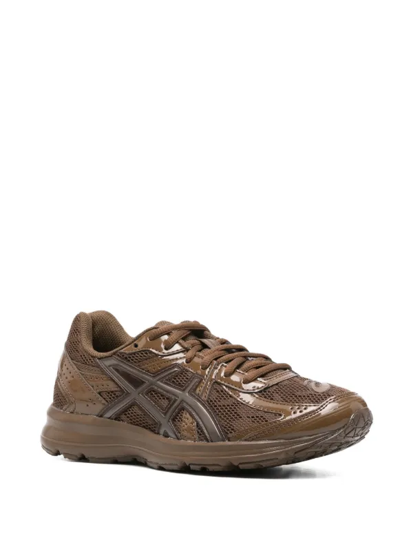 asics 右投げ用 ブラウン ASICS ロゴ スニーカー | ブラウン | FARFETCH JP
