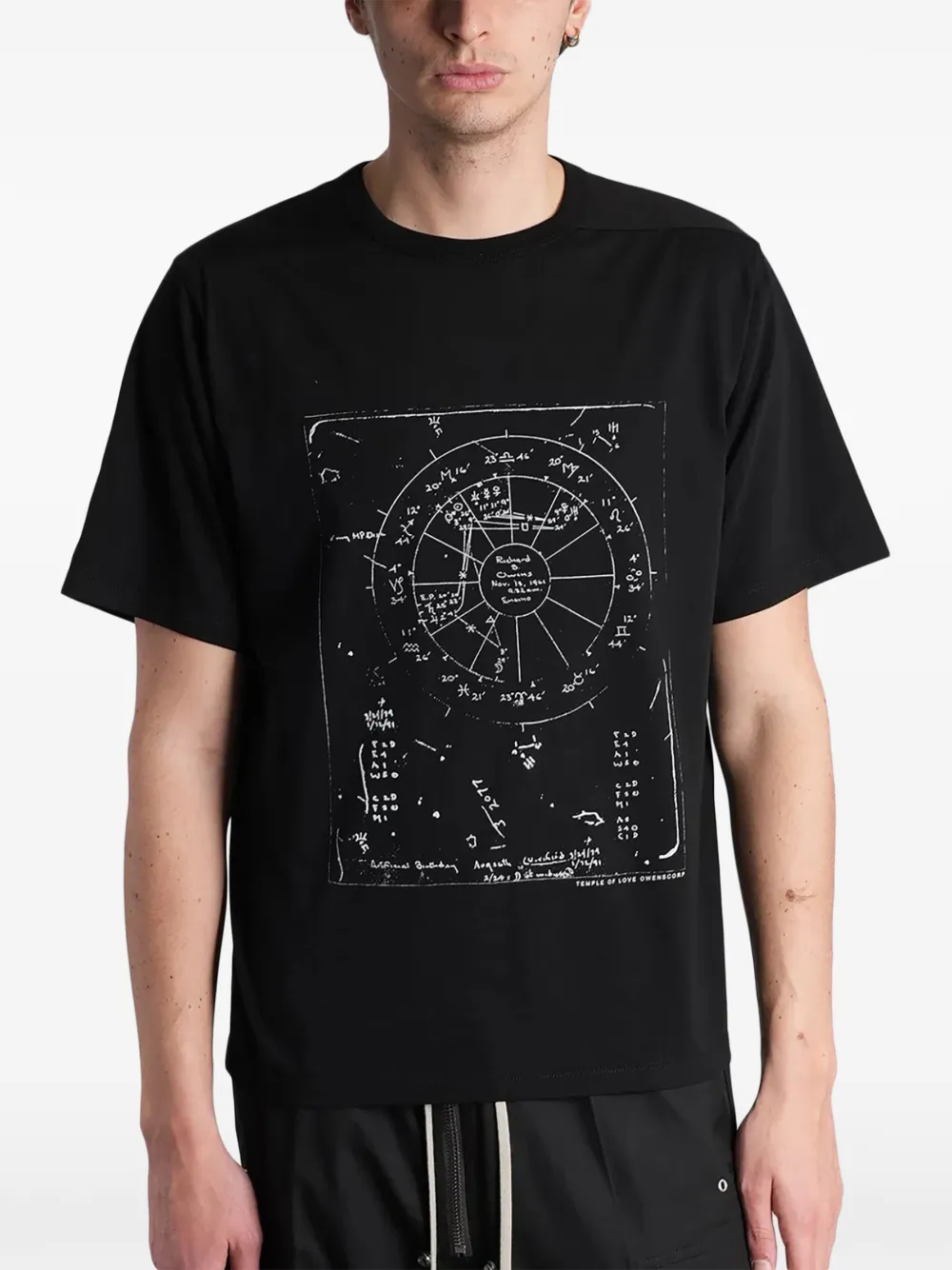 Rick Owens graphic short-sleeve T-shirt - Nero