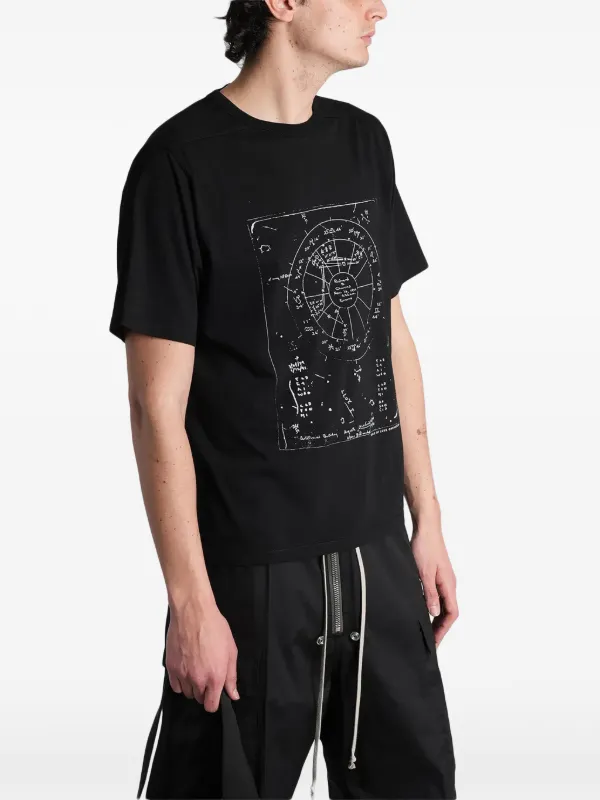 Rick Owens グラフィック Tシャツ | ブラック | FARFETCH JP