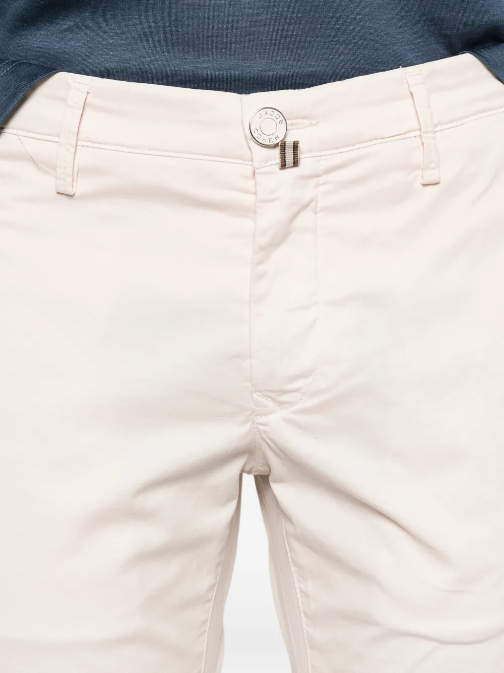 Jacob Cohën Broek met knoopsluiting Beige