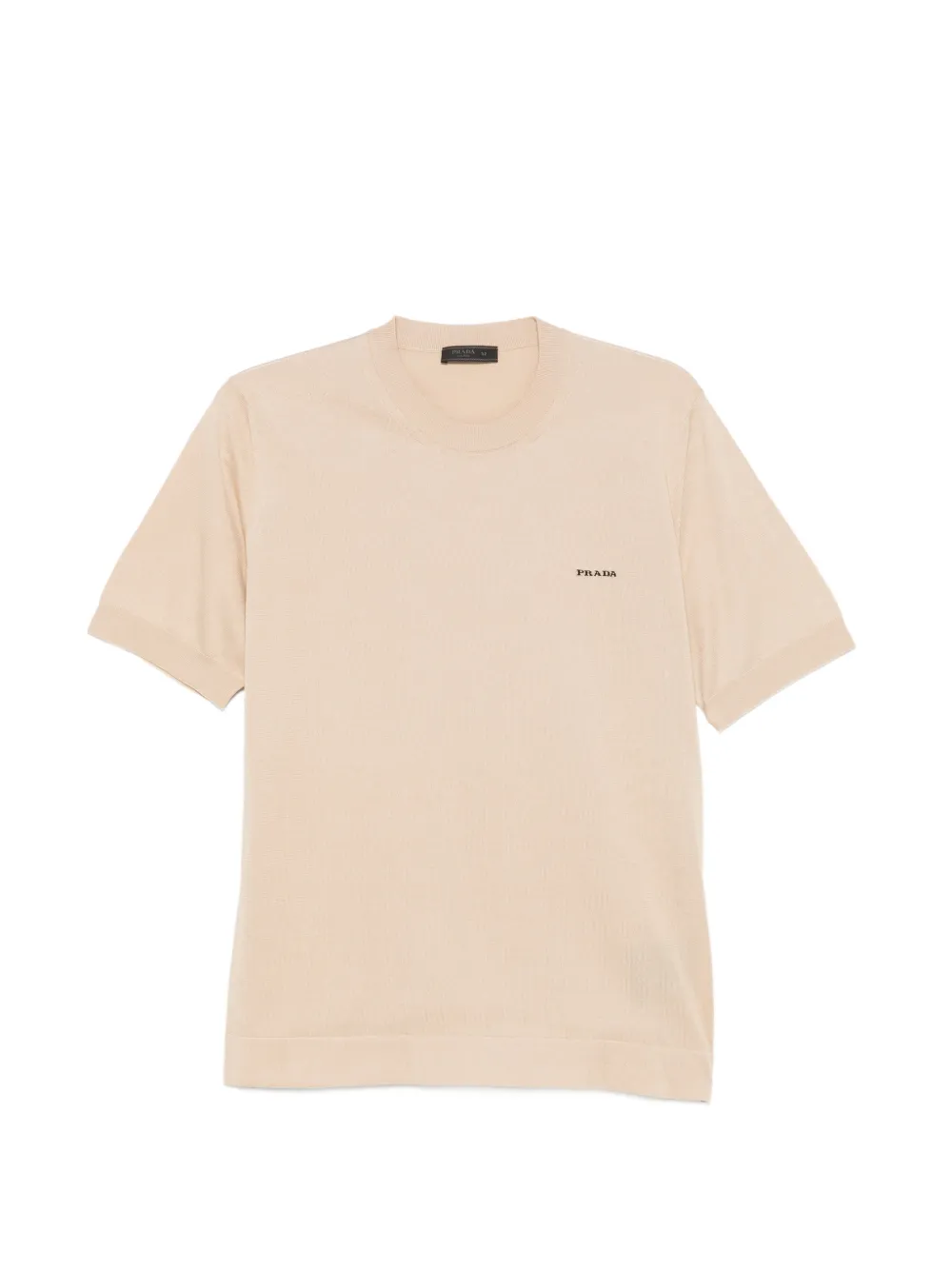 Prada logo short-sleeve T-shirt - Nude