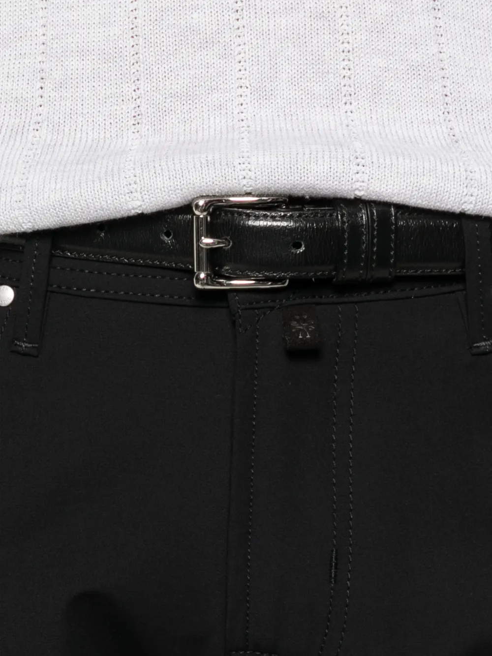 Jacob Cohën Broek met riemlussen Zwart