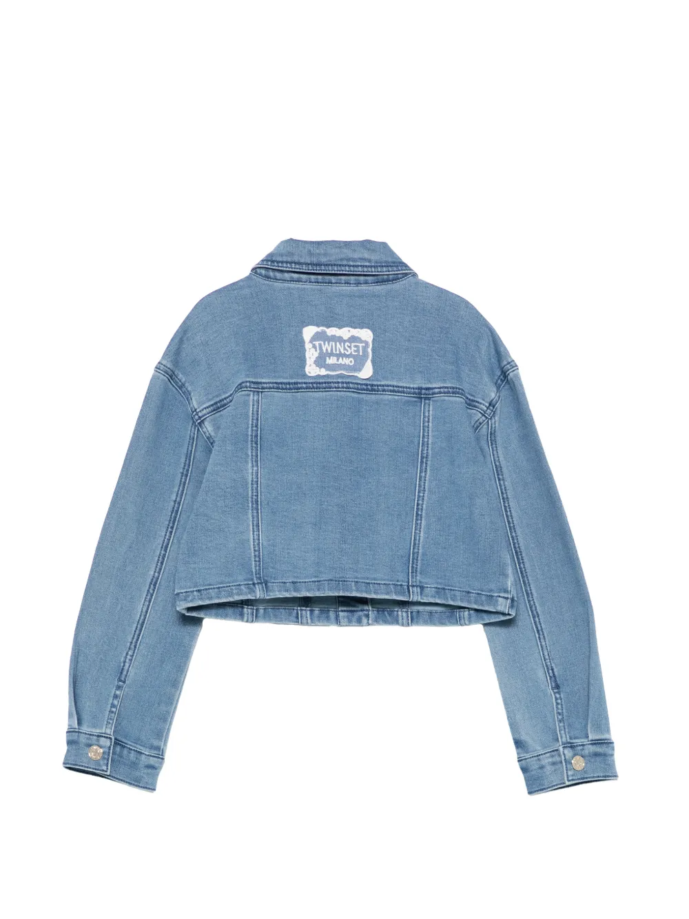  Twinset Kids Buttoned Jacket - Blue 