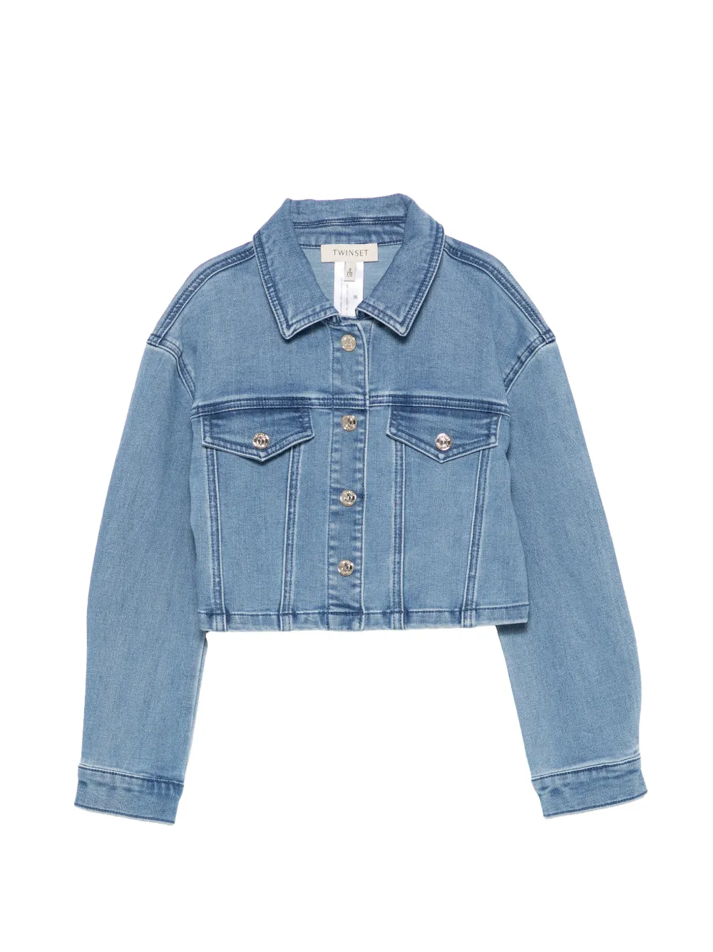 TWINSET Kids buttoned jacket - Blu