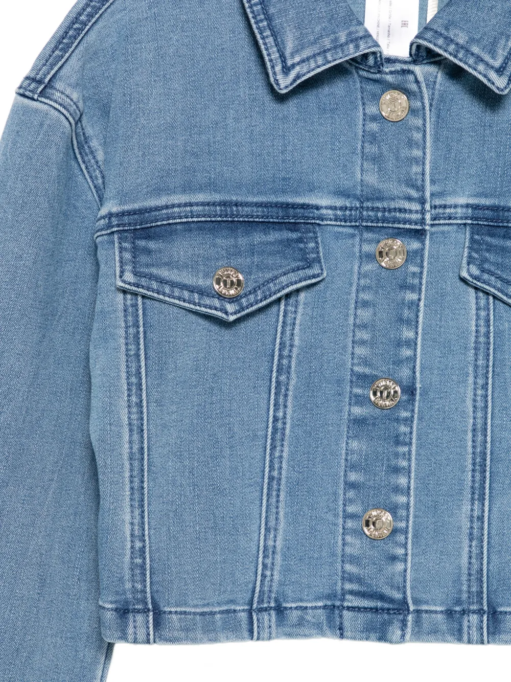  Twinset Kids Buttoned Jacket - Blue 