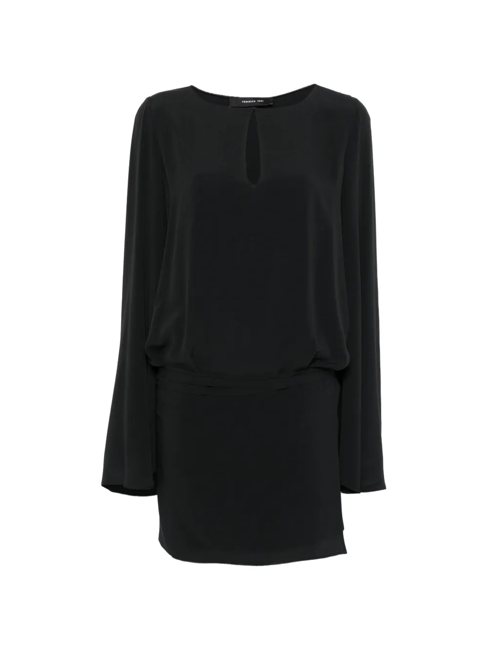Federica Tosi keyhole mini dress - Nero