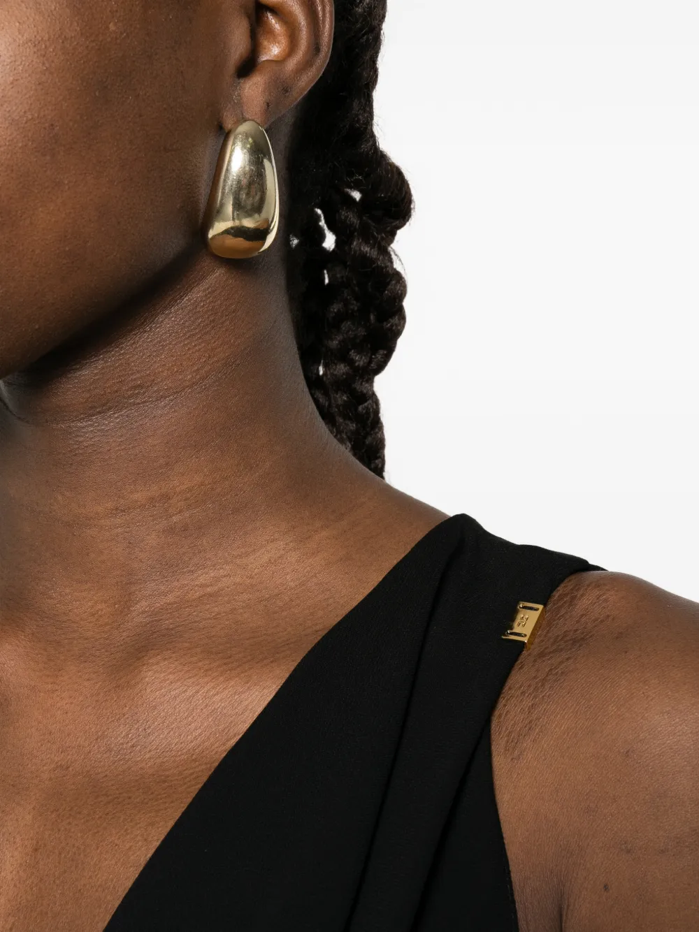Elisabetta Franchi Mouwloze jurk Zwart