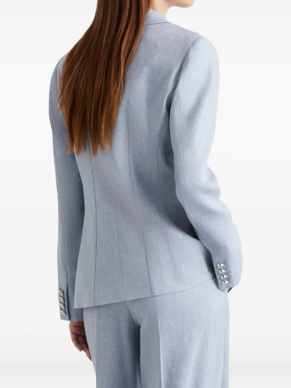  Marella Double-breasted Blazer - Blue 