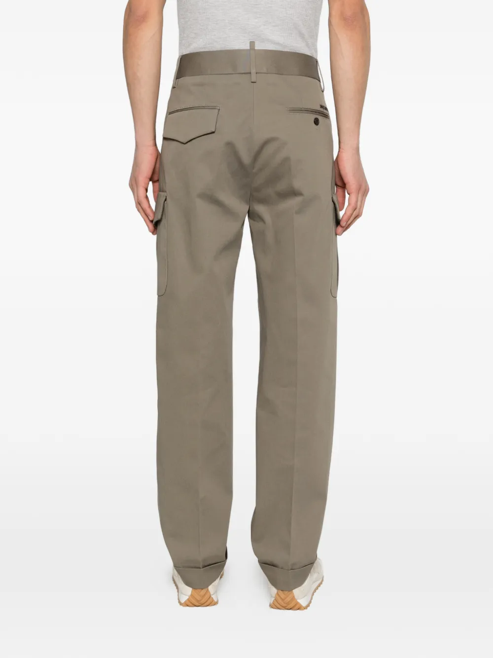 DSQUARED2 Monkey Business cargo broek met riemlussen Groen