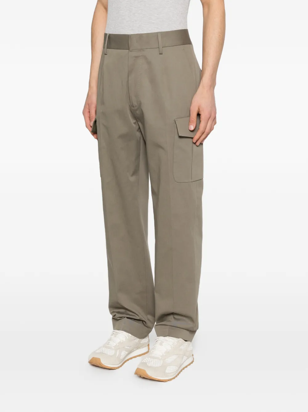DSQUARED2 Monkey Business cargo broek met riemlussen Groen
