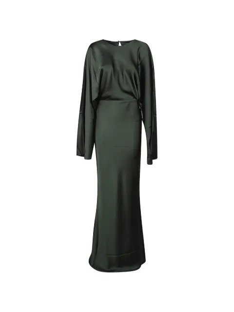 Norma Kamali Reverse Obie long-sleeved maxi dress