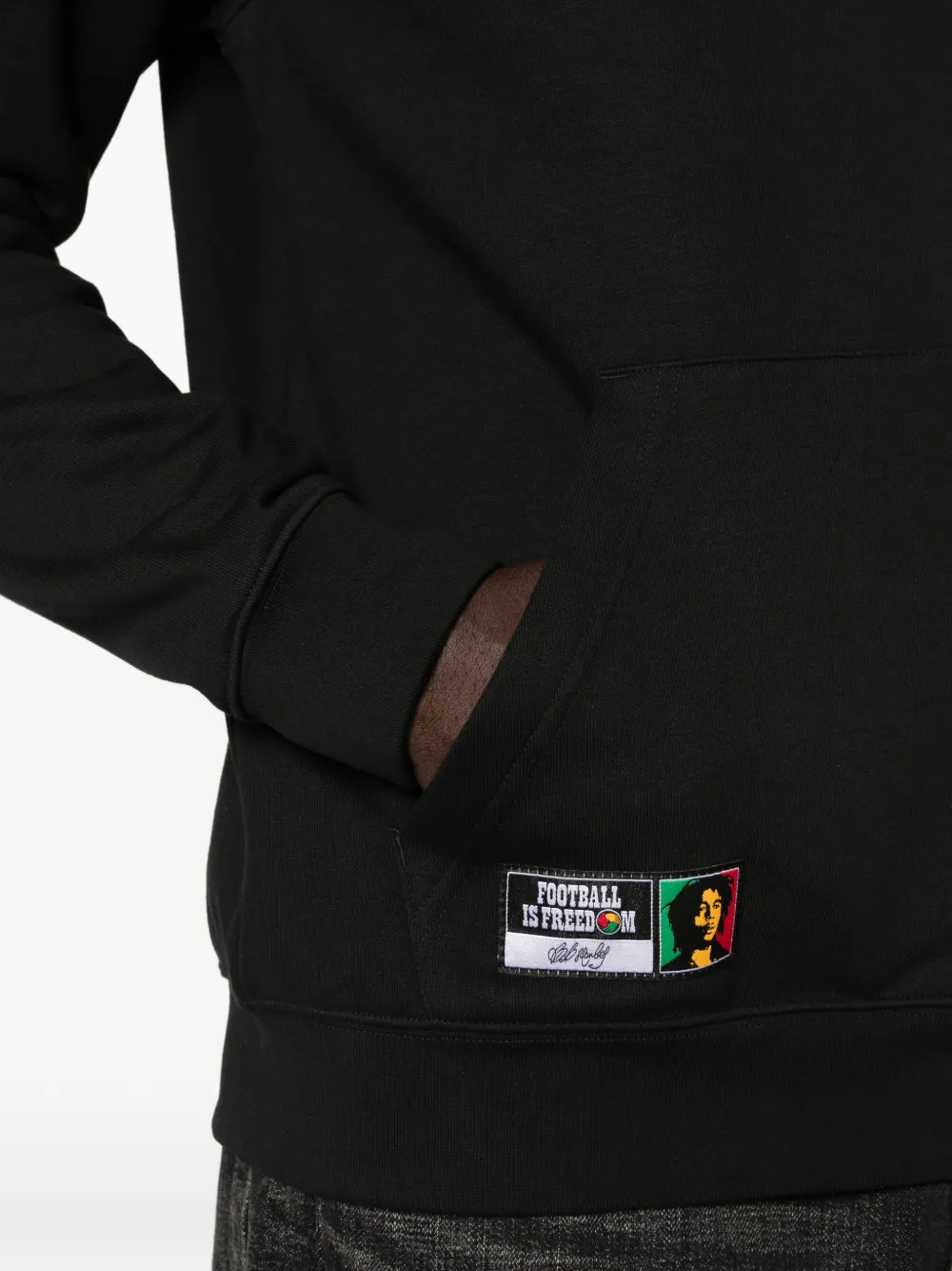 adidas Hoodie met logodetail Zwart